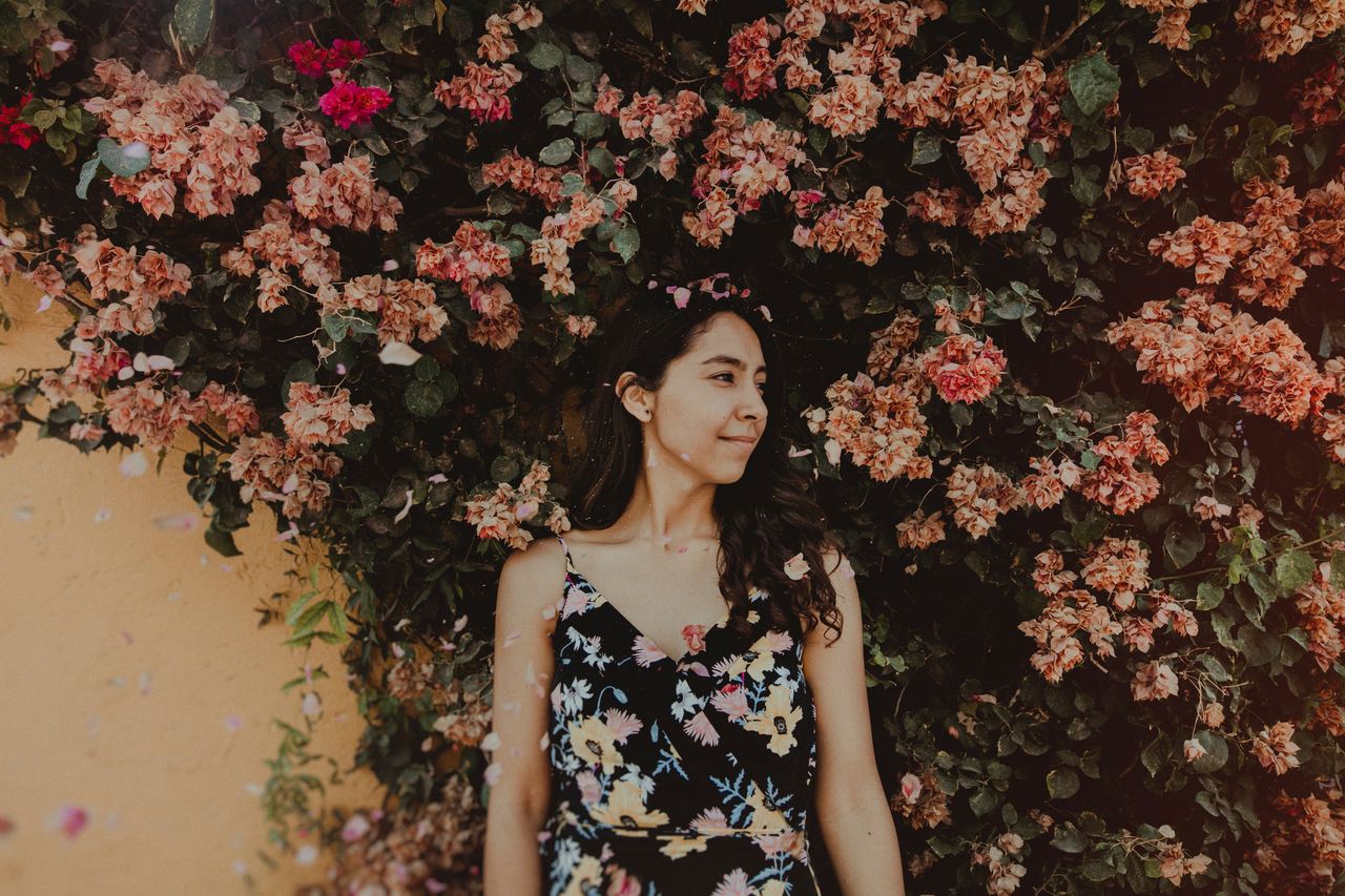 Flower dress – simple way to romantic look!